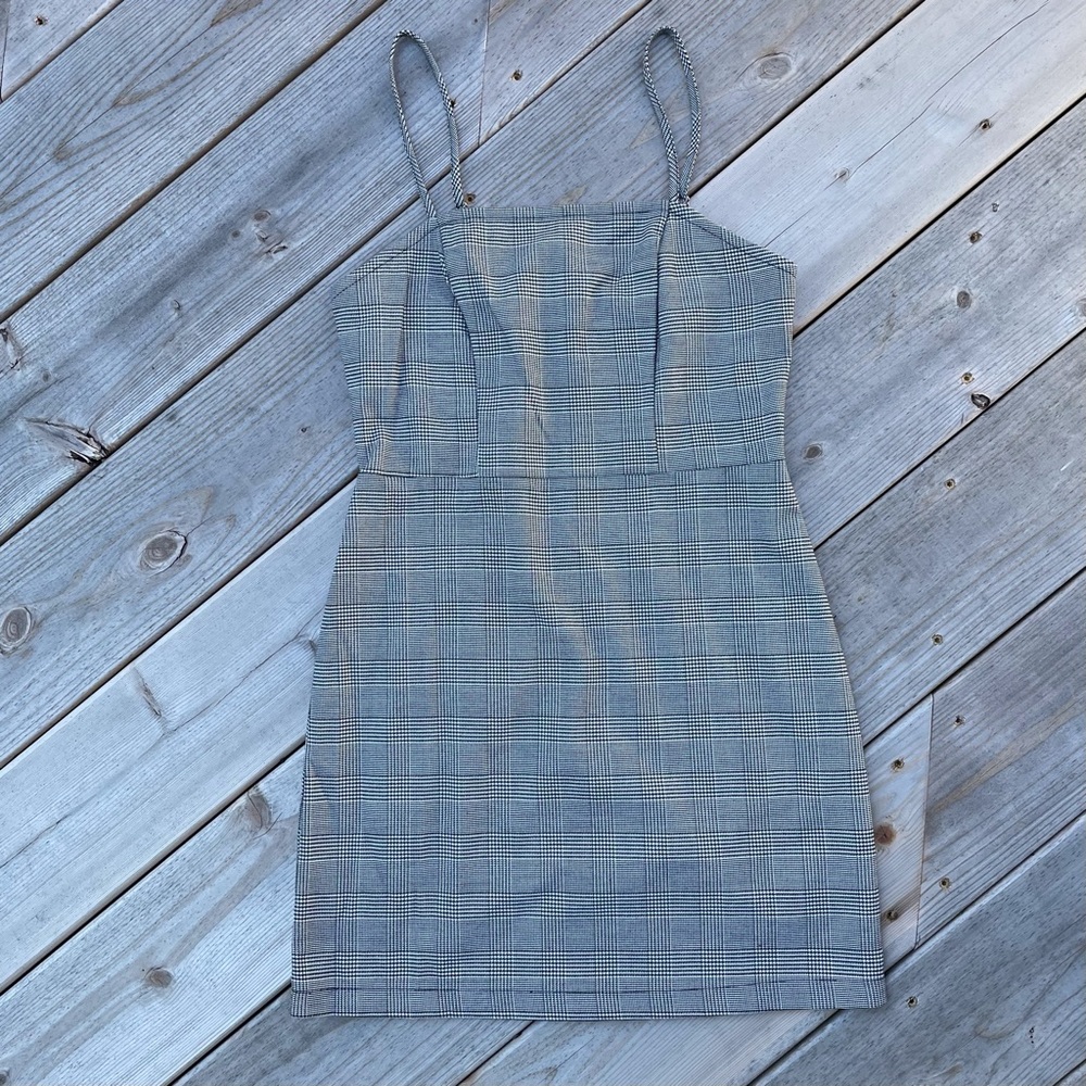 Houndstooth Mini Dress